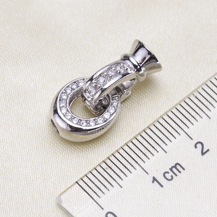 Jewelry Making Supplies High Quality Copper Zirconia Rhinestone Findings DIY Long Pearls Necklace Pendant Accessories Spacers | Украшения и