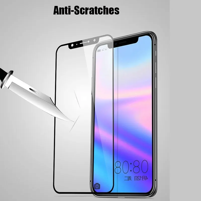Полностью закаленное стекло для Xiaomi Pocophone F1 Mi 8 A2 A1 Mi8 SE Redmi 6A 6 Pro 5 Plus S2 Note Передняя