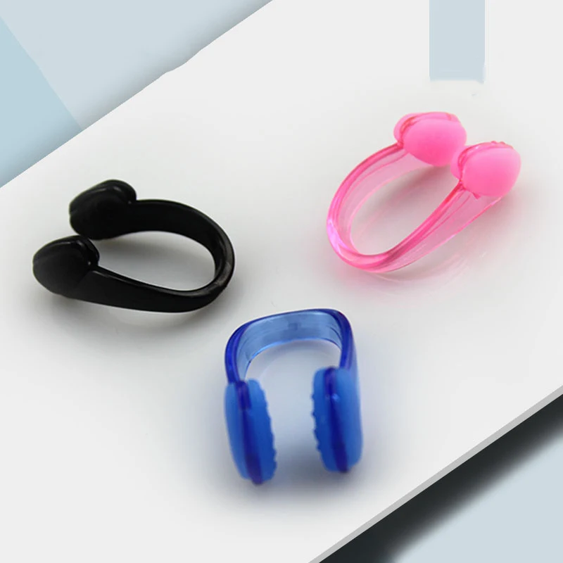 Зажим для носа плавания взрослых детей мягкие силиконовые водонепроницаемые и