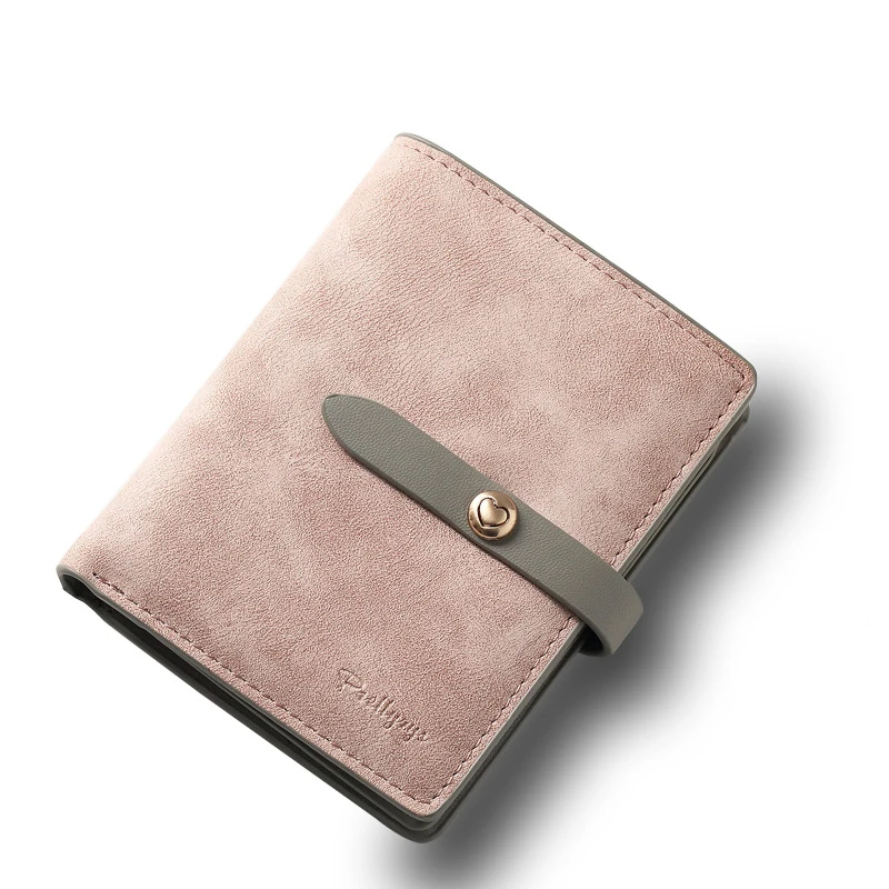 2018 Модный женский короткий кошелек роскошный брендовый Матовый маленький из