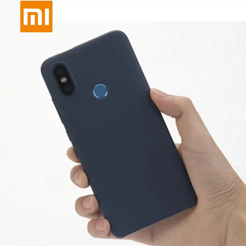 XIAOMI 100% оригинальный защитный чехол из ПК для 6X синий тонкий и легкий мягкий