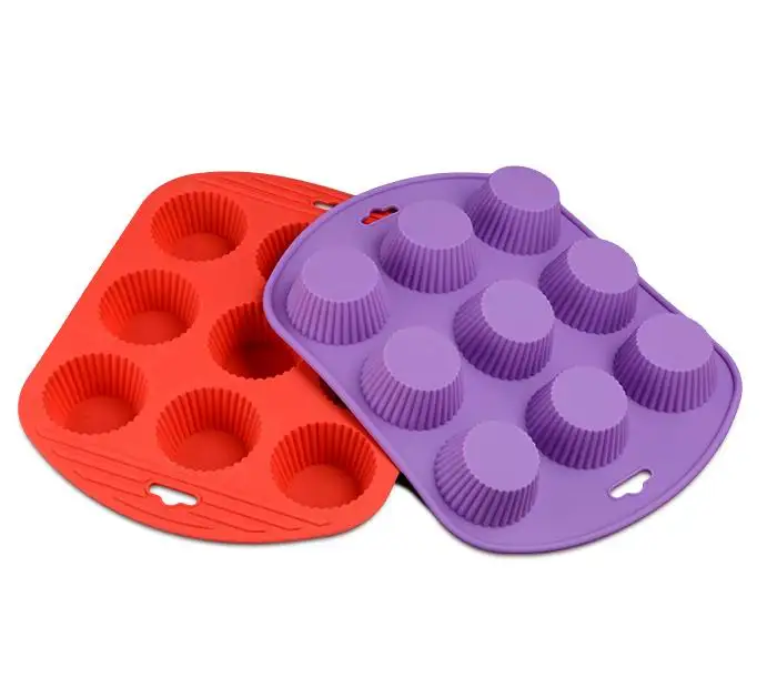 Силиконовая форма для выпечки HOHOBLANC 9 мини-форм пудинга и кексов силиконовые