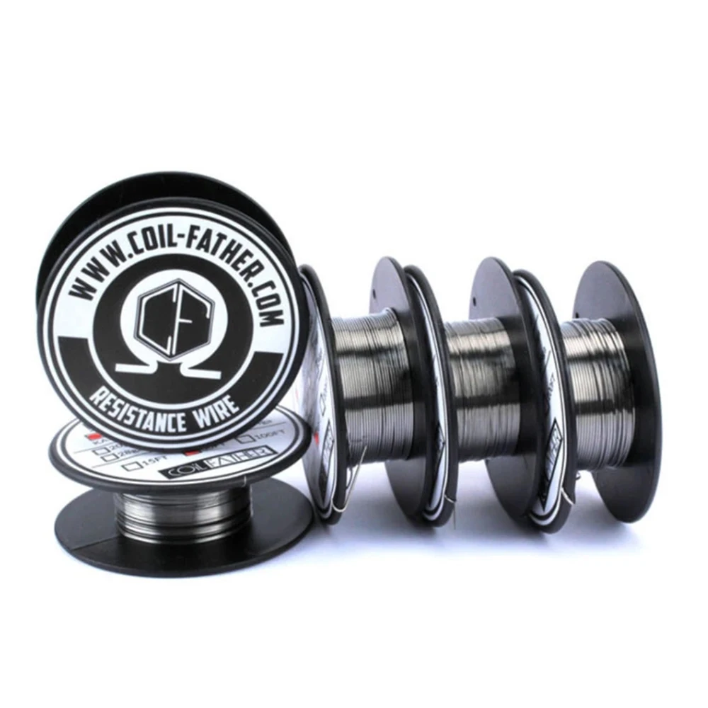 Катушка от Coil Father с Ni80 нагревательной проволокой, длиной 10 метров, для DIY-спиралей на RDA/RTA, аксессуары для электронных сигарет, никель-хромовые вапорайзерные провода.