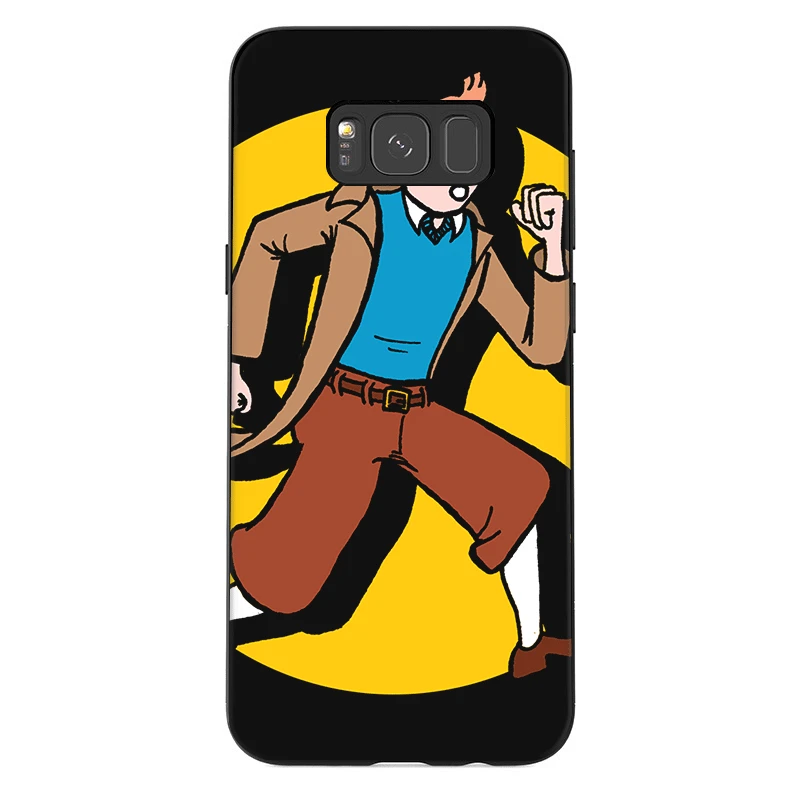 Adventures Of Tintin Silicone TPU Phone Case For Samsung S6 S7 Edge S8 S9 S10 Plus S10E Cover Protection | Мобильные телефоны и