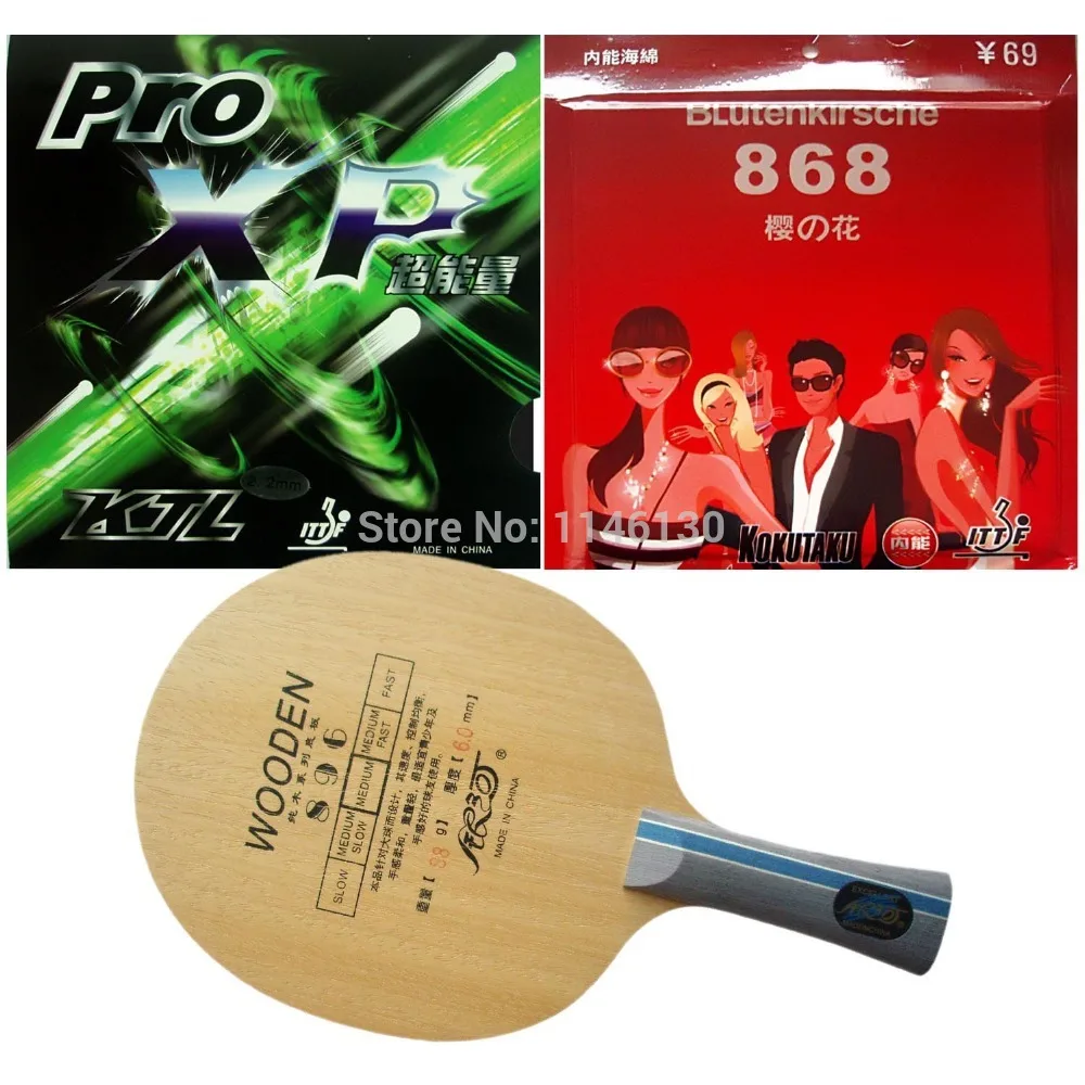 

Galaxy YINHE 896 Long Shakehand-FL с KTL Pro XP и Kokutaku BLutenkirsche 868 (напряжение) Favourite