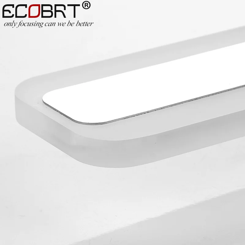 ECOBRT современные светодиодные зеркальные лампы 40 см 50 длинные квадратные