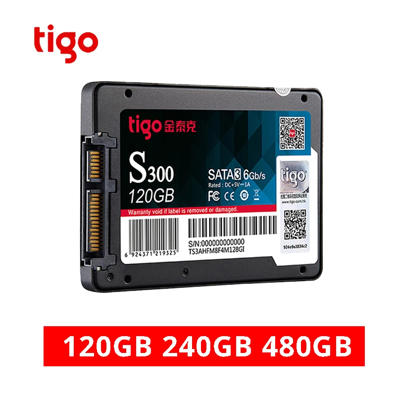 Tigo SSD 120 ГБ 240 480 2 5 SATA3 Faspeed емкость Внутренний твердотельный накопитель для