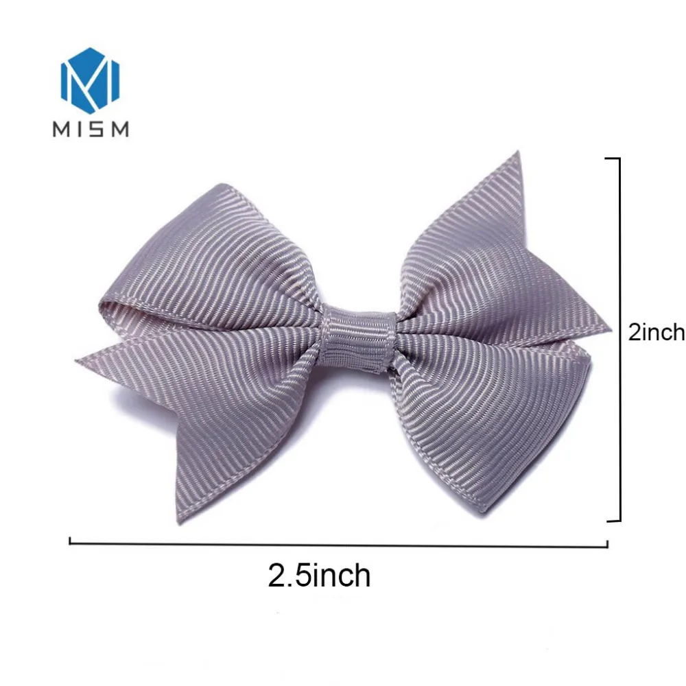 2 5 дюймов новинка 40 шт./компл. головные уборы галстуки для волос с бантом ВВ