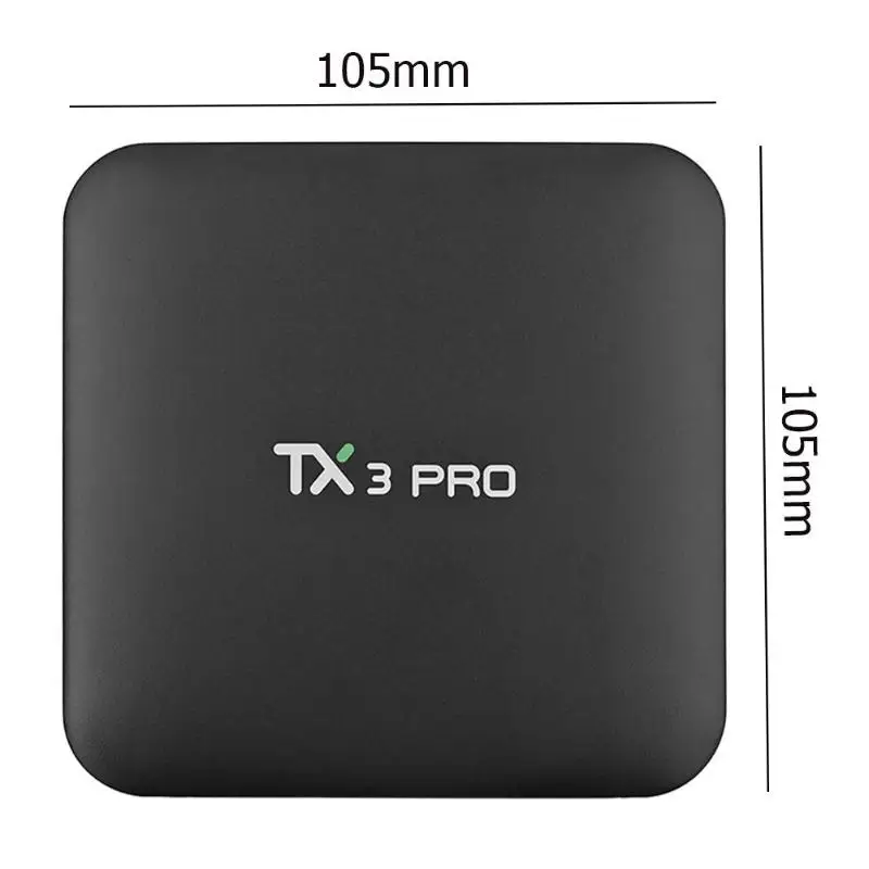 TANIX TX3 PRO Android 7,1 Смарт ТВ приставка приемники Amlogic S905W четырехъядерный 2,4G WiFi 4K H.265 Смарт ТВ приставка медиаплеер