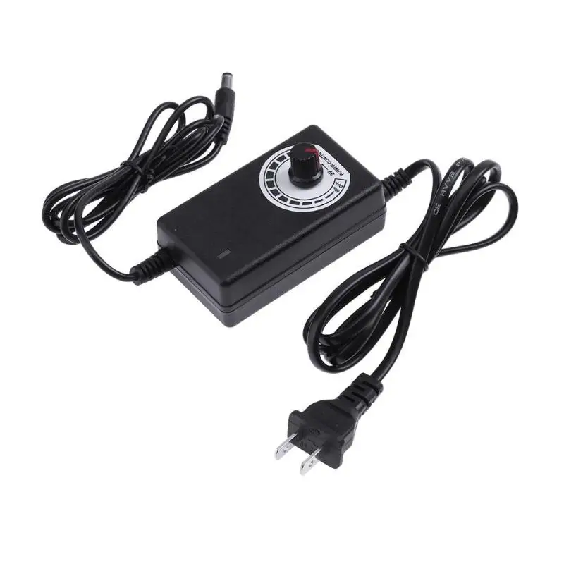 3 12V 2A AC/DC адаптер Регулируемое напряжение питания зарядный для двигателя