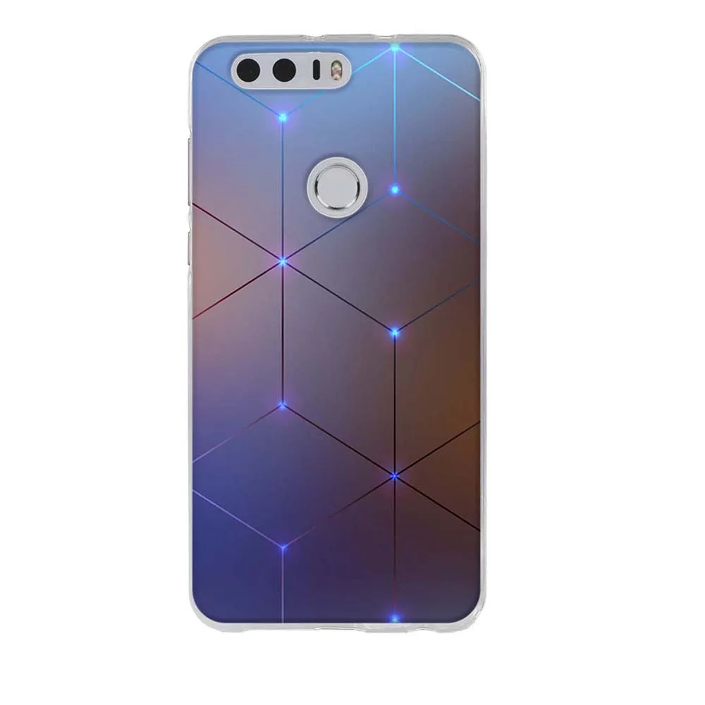 Мягкий чехол из ТПУ для huawei Honor 8, FRD-L19, FRD-L14, 5,2 дюйма, силиконовый чехол для задней панели телефона, чехол для huawei Honor 8, чехлы, оболочка