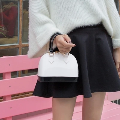 Сумки для женщин 2018 сумки tote сумка женская летняя желе Твердая Мода MEXJZ022|Сумки с