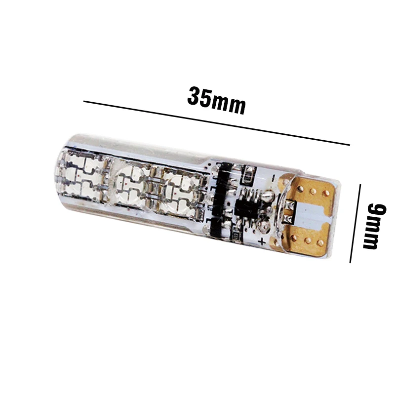 SUNKIA 2 шт./компл. T10 6SMD RGB светодиодный автомобильный светильник костюм с пультом