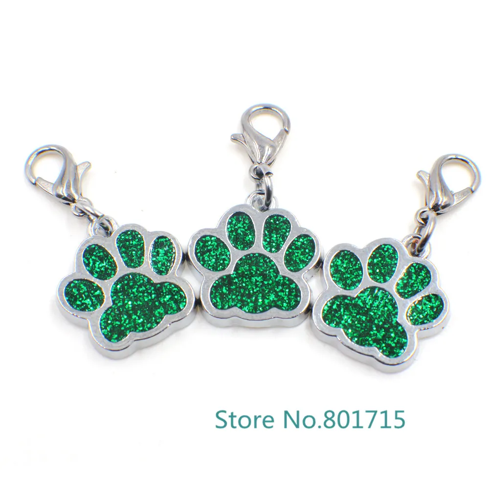 10 шт. Брелоки для ключей с эмалью|paw print|dog cat paw printsenamel |