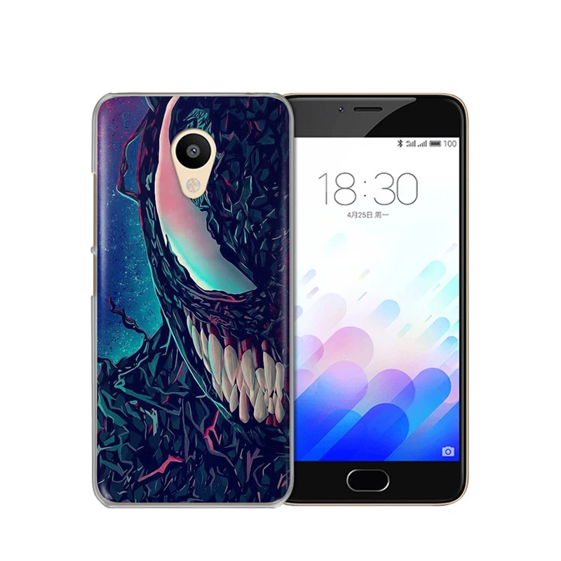 Joker venom marvel Человек-паук Железный человек для Meizu M3S M3 Note M5 M5S M5C M6 U10 U20 Pro 6 16th чехол