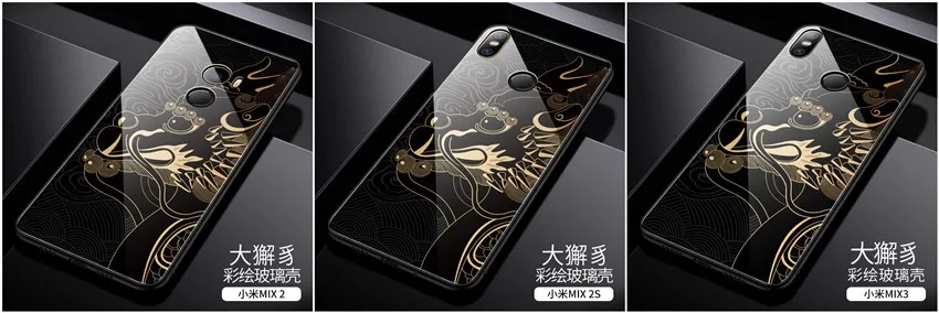 Для Xiaomi mi 8 чехол с изображением дракона из закаленного стекла Aixuan чехол для Xiaomi mi 8 se mi x 2 2s 3 note3 противоударный стеклянный чехол