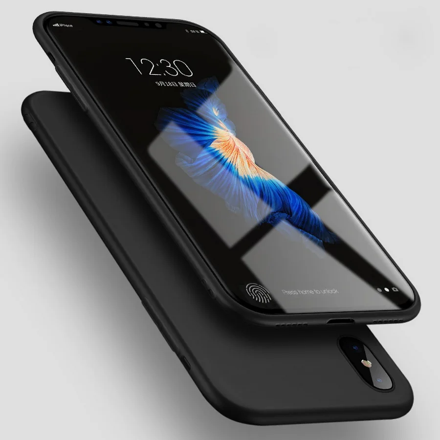 Оригинальный cafele телефона чехол для iPhone х Крышка ультра тонкий милый Цвета ТПУ
