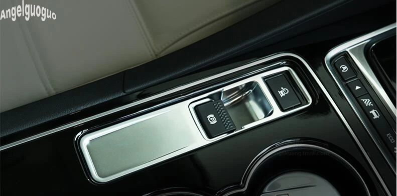 ABS хром для Jaguar XE XF F-PACE XFL XEL Автомобильный Центральный ручной тормоз Авто P