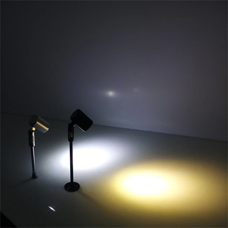 Вращающаяся на 180 градусов Светодиодная лампа 3 Вт для шкафа светодиодный