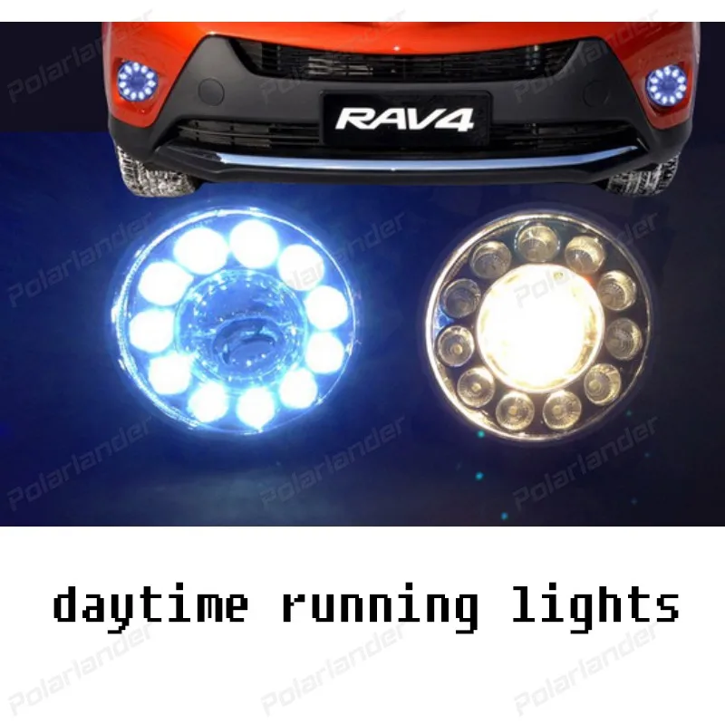 1 пара противотуманных фар автомобильный Стайлинг аксессуар DRL Дневной ходовой