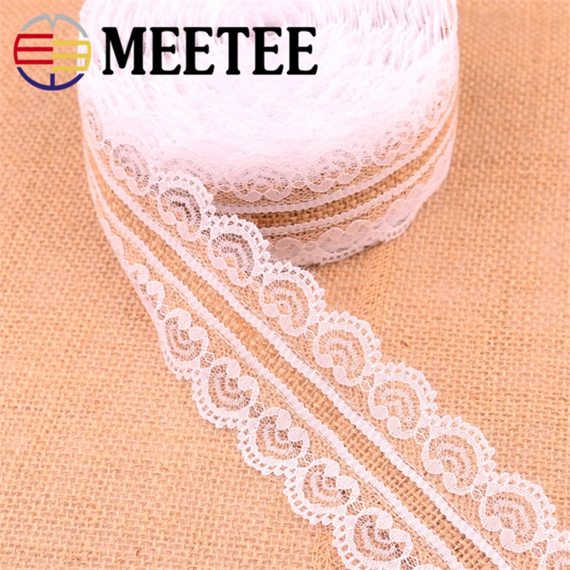 Meetee 10yards Linen Lace Trims Roll Webbing DIY Manual Christmas Decoration Flower Gift Box Packaging AccessoryZK152 | Дом и сад