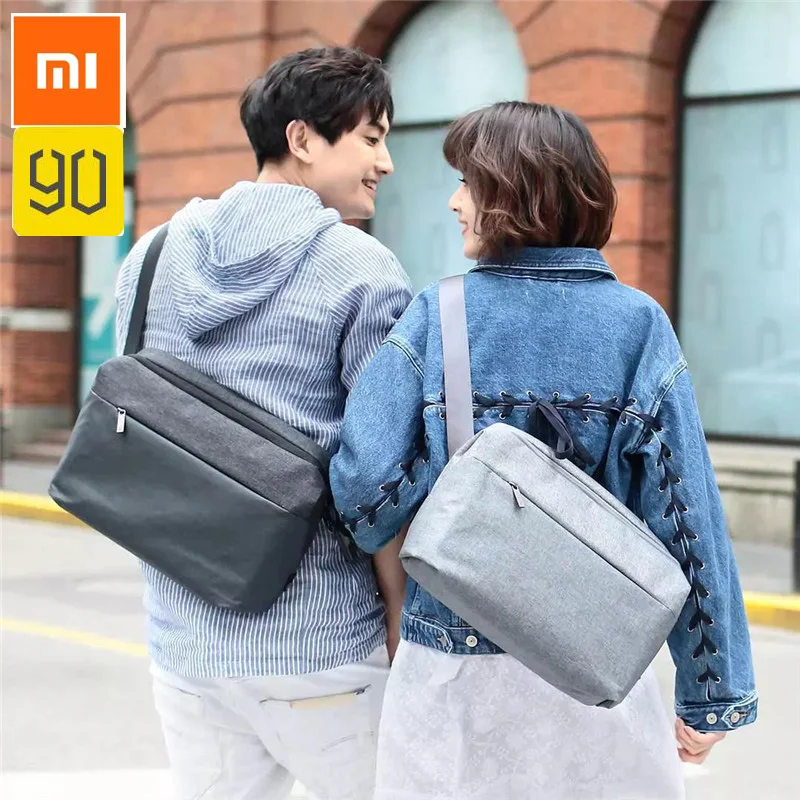 Новинка, Xiaomi 90, простая городская сумка мессенджер, большая вместительность, повседневные Водонепроницаемые рюкзаки через плечо, сумка-портфель, сумка для мальчиков, девочек, мужчин и женщин