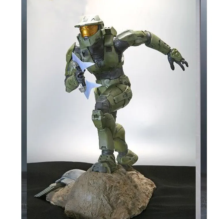 Горячая Halo3 Kotobukiya спартанская фигура статуя 12 дюймов армейский зеленый цвет в коробке