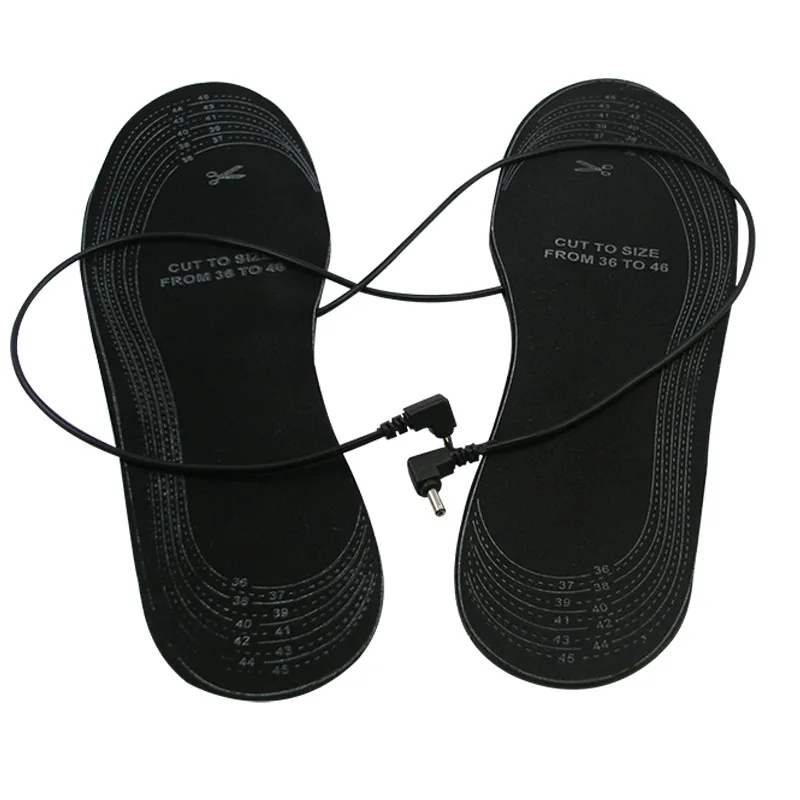 Теплые стельки AA с электрическим подогревом на батарейках легкие мягкие из ЭВА