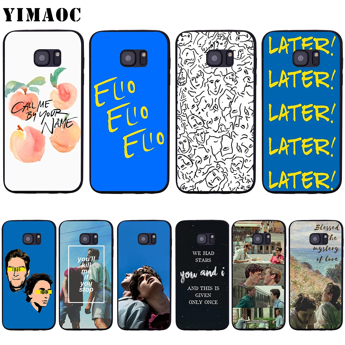 Чехол YIMAOC для Samsung Galaxy A7 A8 A9 A10 A20 A30 A40 A50 A70 M10 M20 M30 S10e J6 Plus|Бамперы| |
