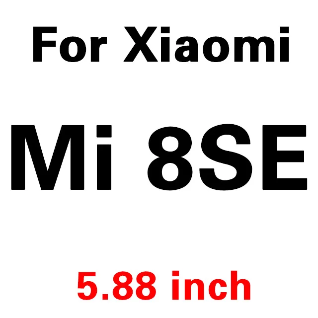 for Mi8 SE Закаленное стекло GonoRack 5D 9H для Xiao mi A2 Lite mi 8 SE Explorer Edition, Защитная пленка для Xio mi Red mi 6 Pro 6A 6X - Цвет: for Mi8 SE