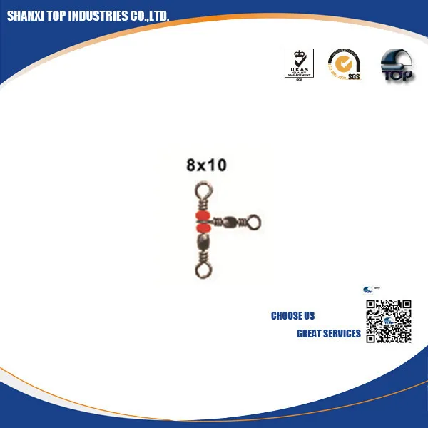 1000 шт торговля управление баррель тройной Вертлюги Стиль B 4*6|triple swivel|barrel swivelswivel