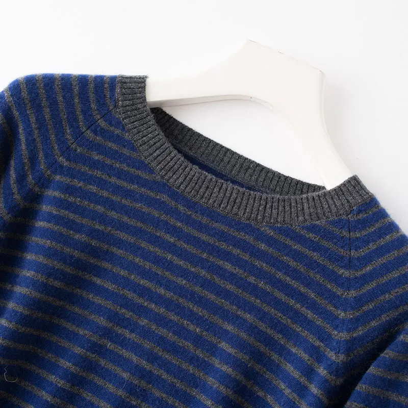 Зимние мужские свитера из 100% пашмины вязаные Джемперы Новое поступление модные