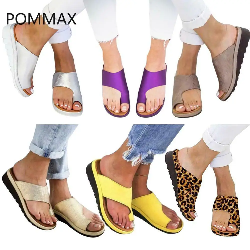Женские шлепанцы Модные женские летние босоножки на платформе удобные домашние