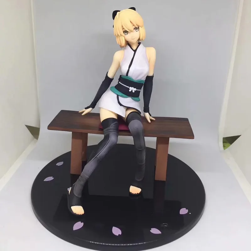 21 см аниме Fate Stay Night Fate KOHA-ACE Sakura Saber Okita Souji ПВХ Фигурки игрушки Аниме Фигурки игрушки для детей