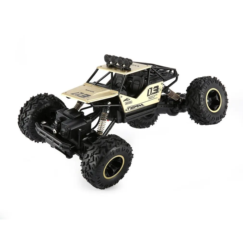 RC 1/16 2 4 ГГц 4WD сплав корпус оболочки Рок Гусеничный двухмоторный внедорожный