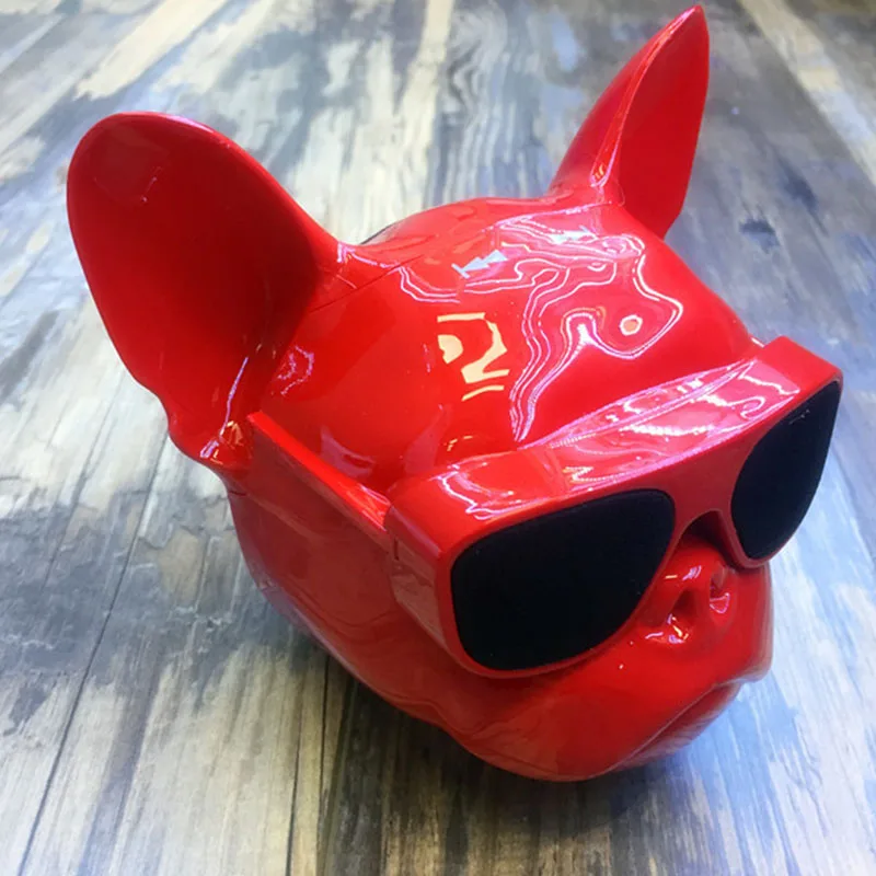 Мультфильм Aero bull собака беспроводной Bluetooth Динамик Сенсорный HIFI открытый личности Портативный мини собака голова портативный подарок аудио