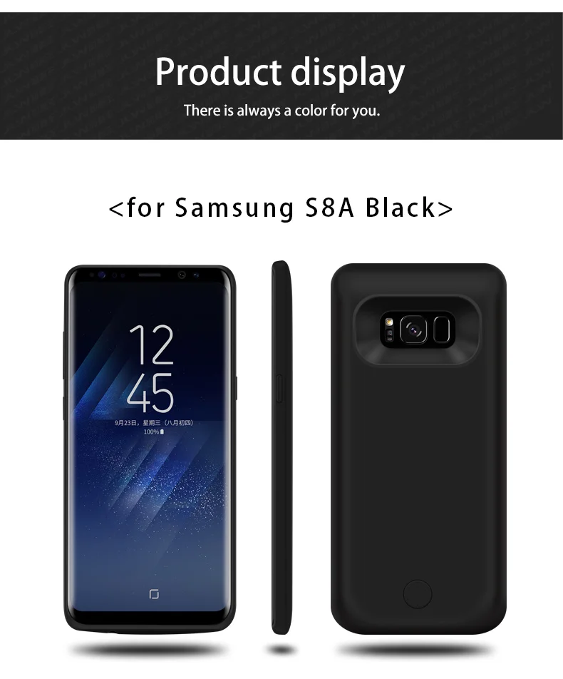 VVKing 6500 мАч/5000 мАч чехол для зарядного устройства для samsung Galaxy S8 S8 plus внешний аккумулятор чехол для зарядки ультра тонкий внешний аккумулятор зарядное устройство