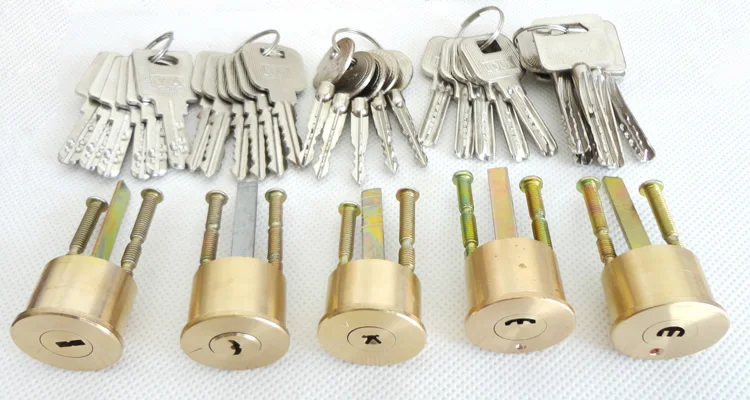 Медный/заменяемый цилиндрический замок противоугонные железные ворота