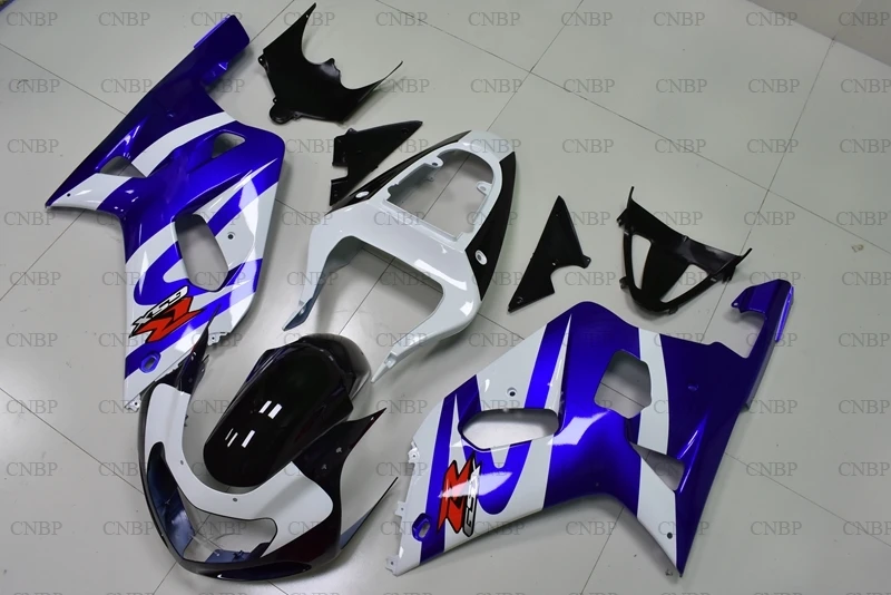 GSX R 600 750 1000 2000 2003 K12 комплекты обтекателей GSXR 2002 2001 сине белый