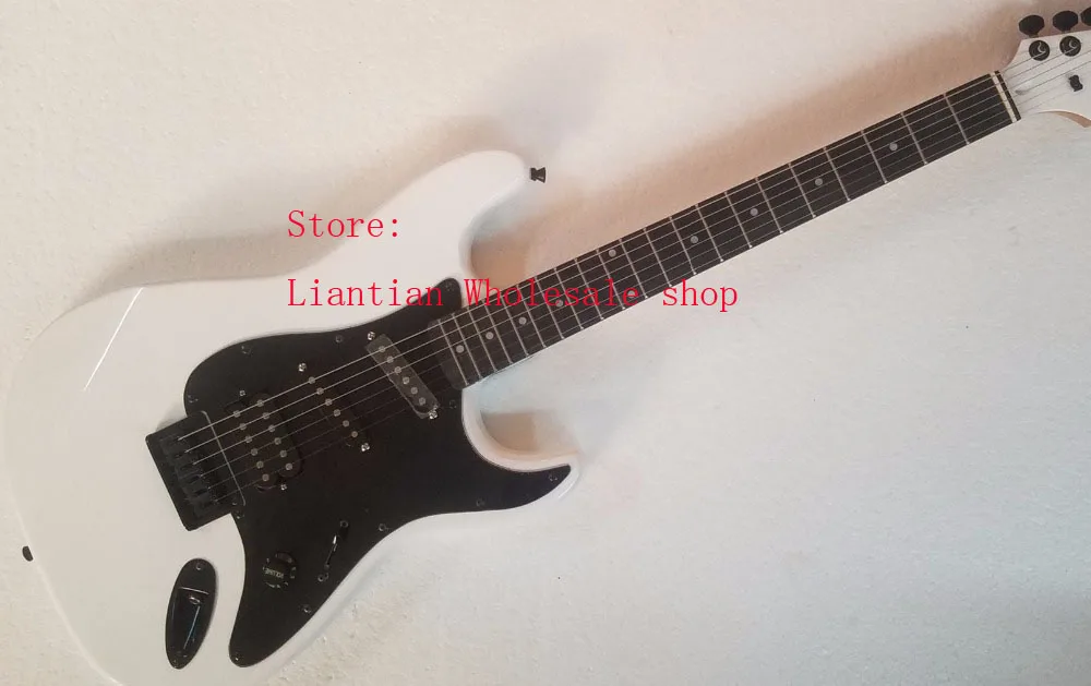 only guitar Фабрика на заказ Высокое качество твердая Charvel San Dimas белая электрогитара с Открытый звукосниматель-G - Цвет: only guitar