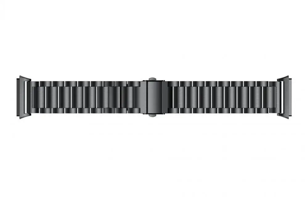 Высокое качество деловой ремешок из нержавеющей стали для Fitbit Ionic складной застежка с защитной заменой