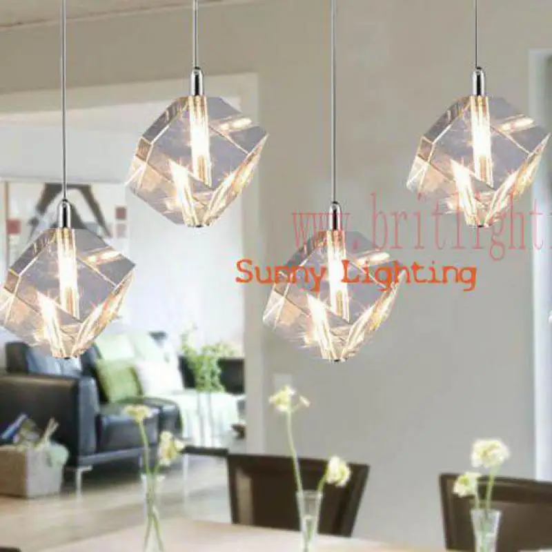 Современные 5 штук G4 привели подвесные светильники для столовой Ресторан большие