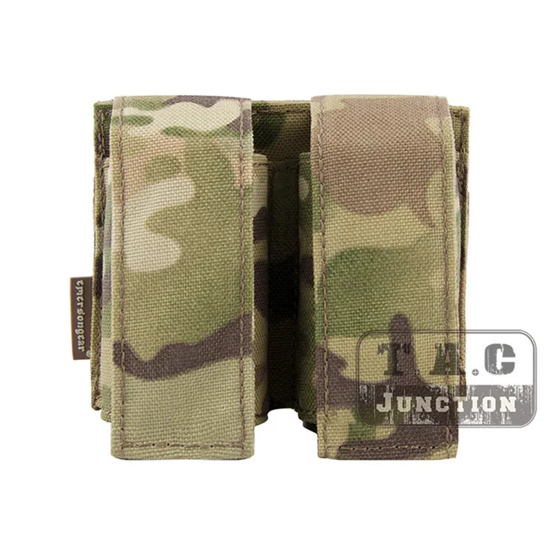 MC Emerson тактический MOLLE двойной 40 ММ ГРАНАТА МЕШОК Emersongear 9 мм журнал держатель Перевозчик патронов сумка приятели - Цвет: MC