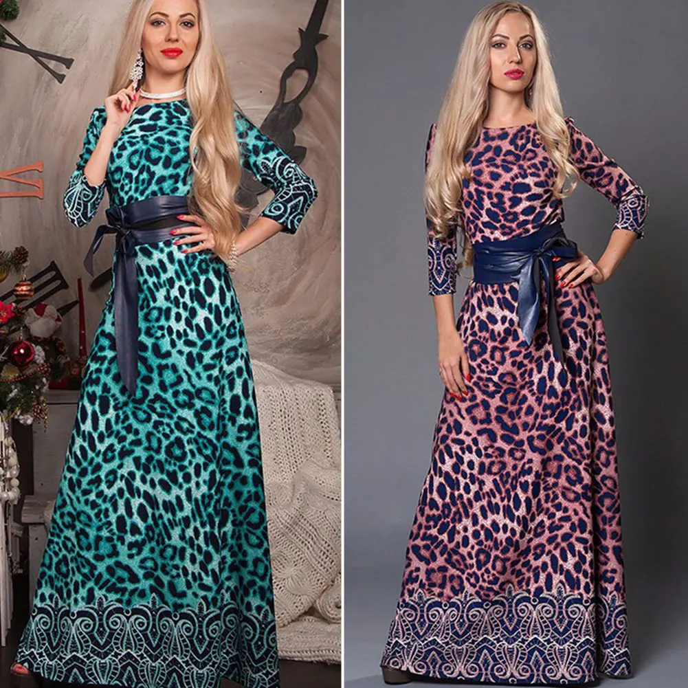 Бренд женское длинное платье горячая Распродажа 2019 весна лето Русский стиль