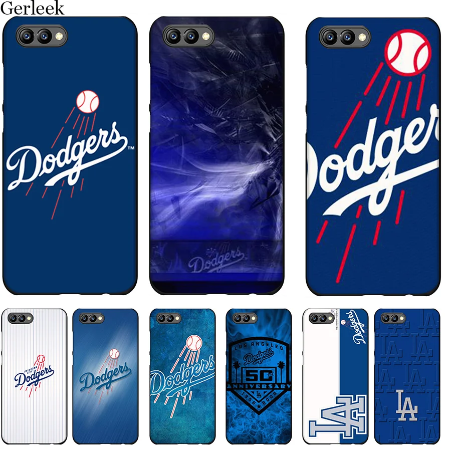 Чехол для мобильного телефона из ТПУ с логотипом Dodgers Huawei Honor 6A 7X 7A 7C 8 8X 8C 9 Note 10 P30 Lite