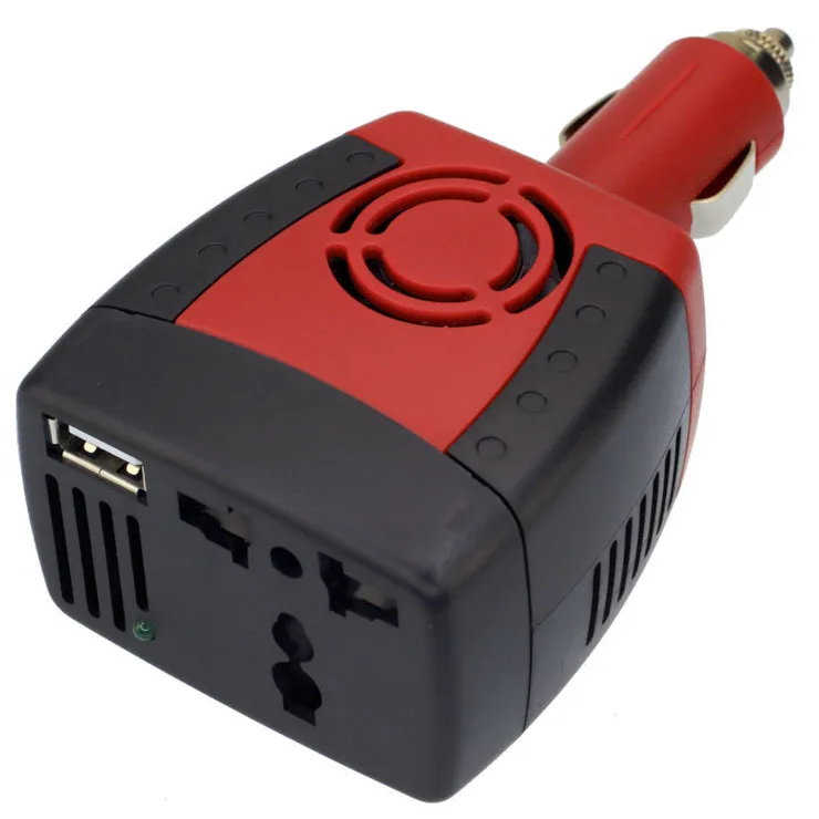 

SUVPR car inverter power supply 150w DC 12 v - AC 220 v &110v converter transformer laptop mobile phone charger universal socket