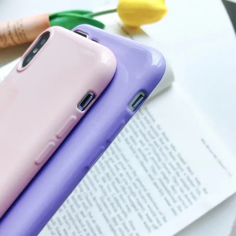 Ascromy для iPhone 7 чехол Роскошный яркий цвет Блестящий Мягкий ТПУ гелевый защитный X
