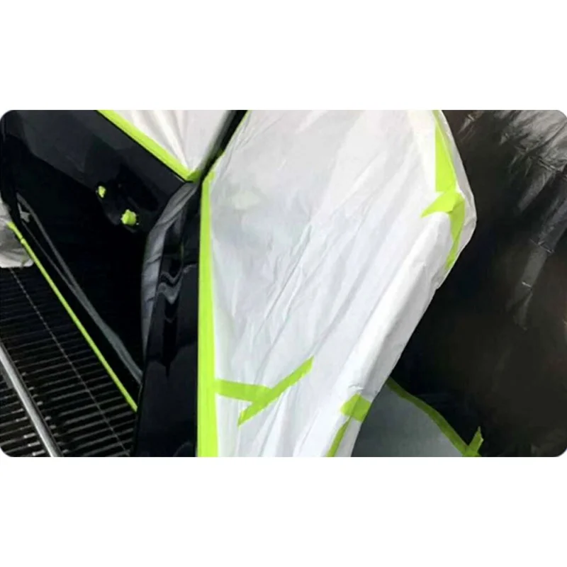 Новая 25 м зеленая высокотемпературная односторонняя клейкая виниловая тонкая