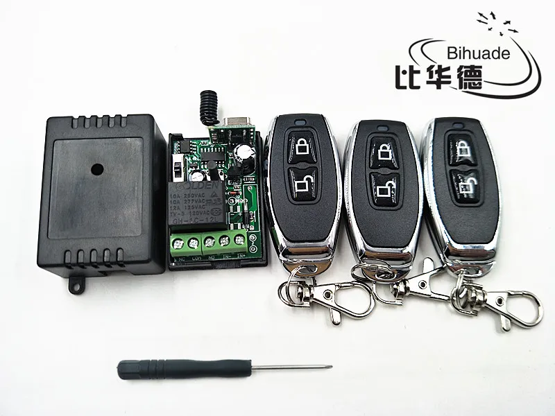 Универсальный беспроводной пульт дистанционного управления DC 12 В 1527 МГц 2 кнопки