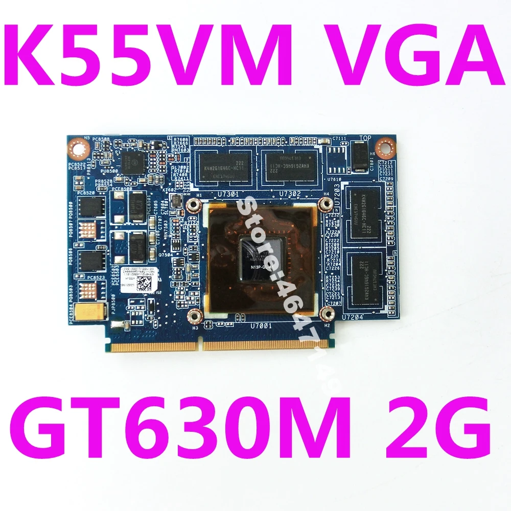 

Для ASUS K55VM видеокарта GeForce GT 630M N13P-GL-A1 2 Гб видеокарта подходит для A55V K55VM K55VJ K55V видеокарта для ноутбука 100% протестирована